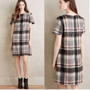 Line & Dot Frontier Plaid Shift Dress.